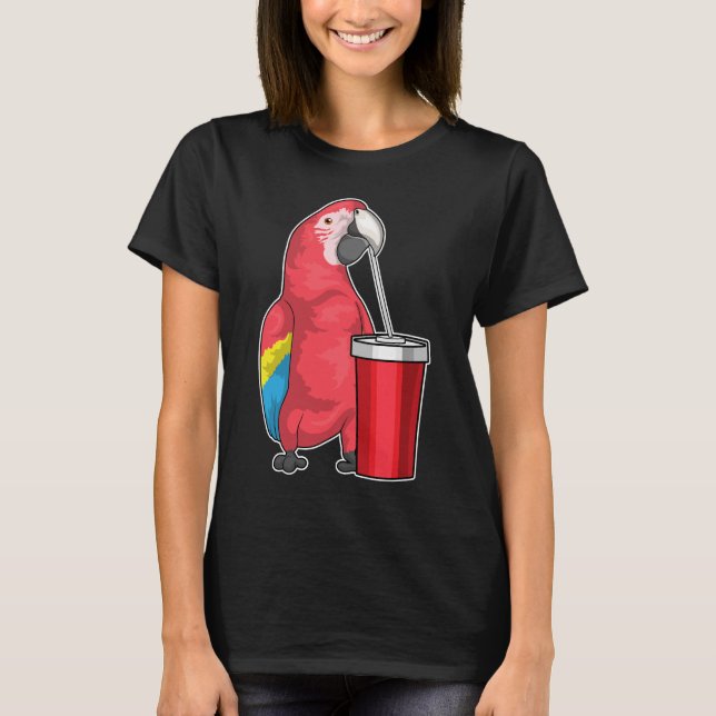 T-shirt Perroquet Boue à boire (Devant)