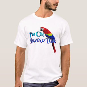 T-shirt Perroquet de temps d'île
