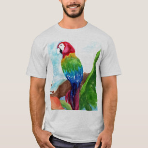T-shirt Perroquet-Glace tropicale