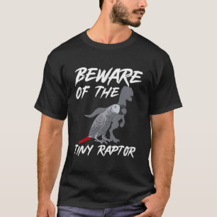T-shirt Perroquet Gris Africain Méfiez-vous Du Petit Rapto