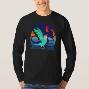 T-shirt Perroquet I Dragon ailé I Criant Perroquet à face 