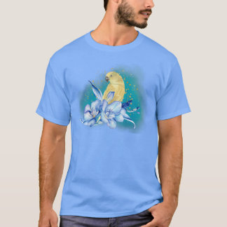 T-shirt perroquet jaune 3