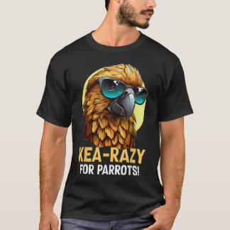 T-shirt Perroquet Kea avec des lunettes de soleil Animal D