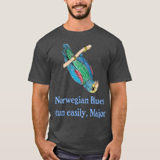 T-shirt Perroquet Mort Norwegian Blues Stun Facilement Maj