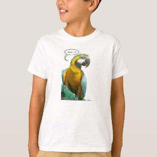 T-shirt perroquet parlant
