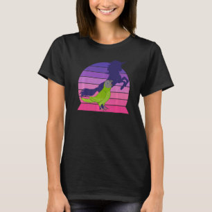 T-shirt Perroquet Rétro I Licorne I Conure à tête grise cr
