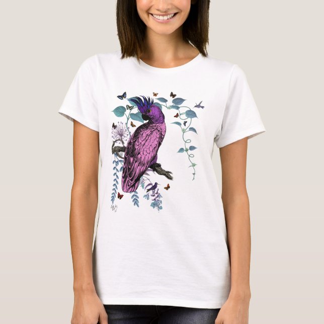 T-shirt Perroquet rose (Devant)