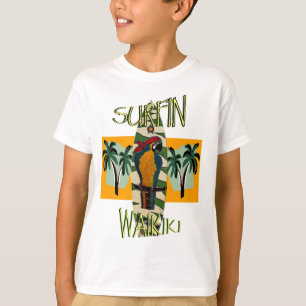 T-shirt Perroquet surfeur
