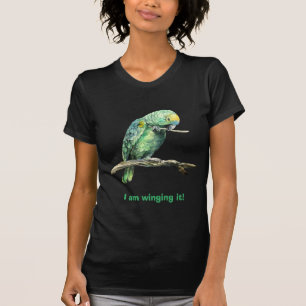 T-shirt Perroquet vert