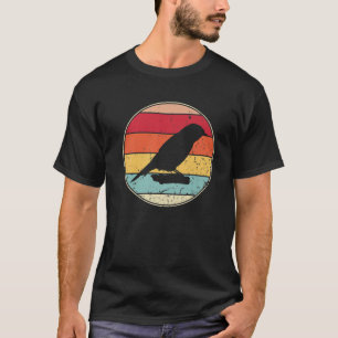 T-shirt Perroquet vintage Retro Parrot Silhouette Oiseau A