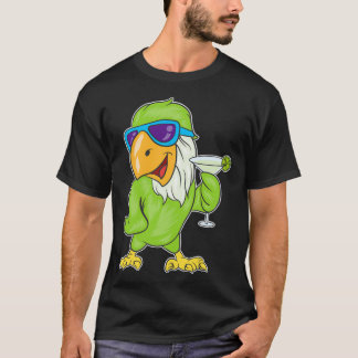 T-shirt Perroquets Boire Margarita Oiseaux hawaïens Don 1