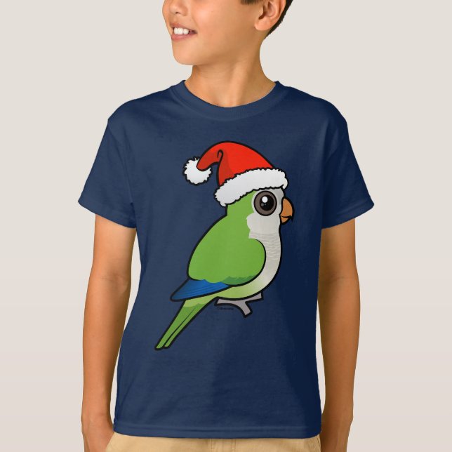 T-shirt Perruche de moine de Noël (Devant)