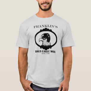 T-shirt Perruques d'Eagle chauve de Franklin