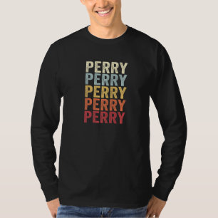 T-shirt Perry Pennsylvanie Perry PA Rétro Texte Vintage