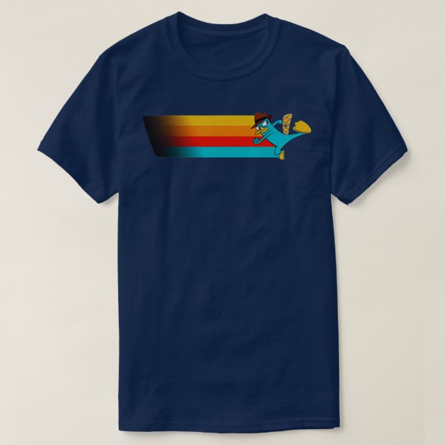 T-shirt perry the platypus bang (Design devant)