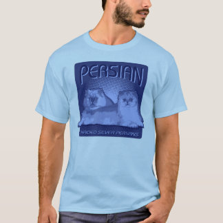 T-shirt Persan - Persans ombragés par argent
