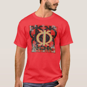 T-SHIRT PERSÉVÉRANCE ADINKRA ABSTRAIT