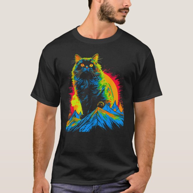 T-shirt Persian Cat (Devant)