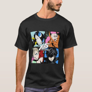 T-shirt Persona 5 Caractères Pop