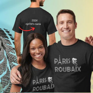 T-shirt Personalice Facil Paris Roubaix Bikes