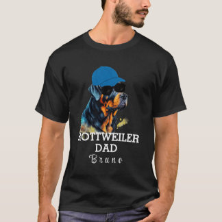 T-shirt Personalisé Rottweiler chien père père