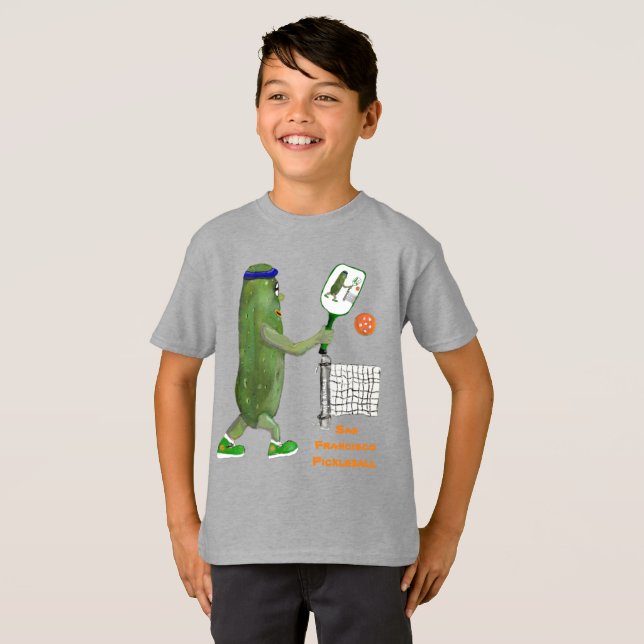 T-shirt Personalize Text Funny Pickle Player (Devant entier)