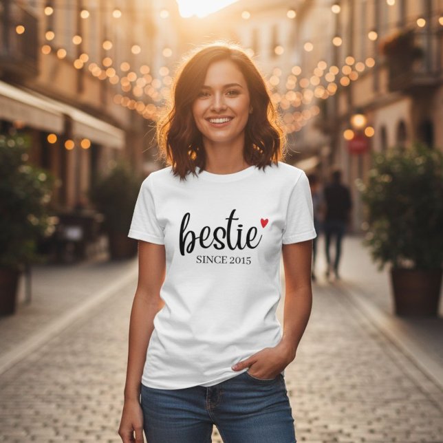 T-shirt Personalized Besties shirt BFF  (Créateur téléchargé)