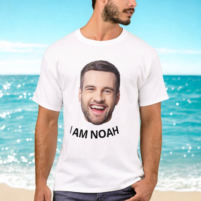 T-shirt Personalized Face Picture Birthday Party Matching (Créateur téléchargé)