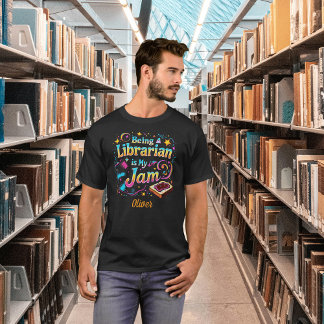 T-shirt Personalized Librarian Gift