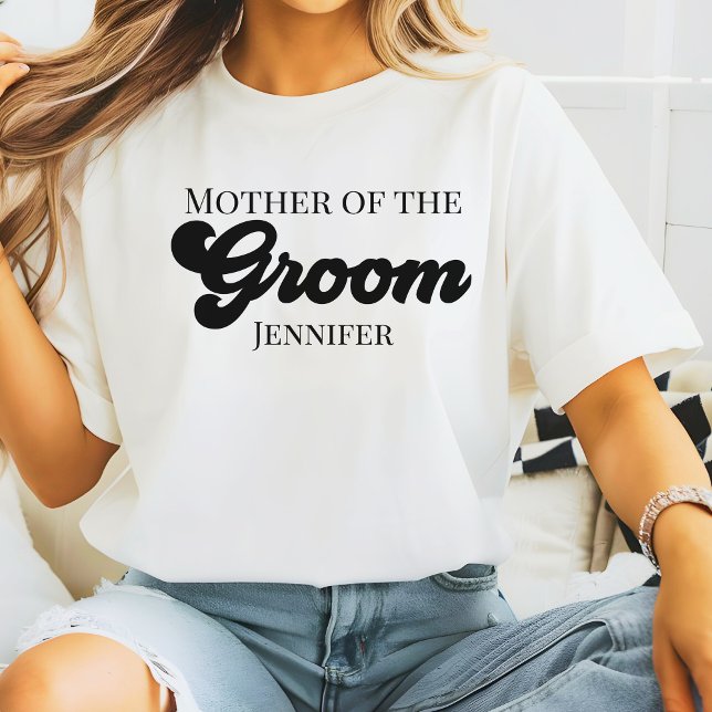 T-shirt Personalized Mother of the Groom (Personalized Mother of the Groom T-Shirt)