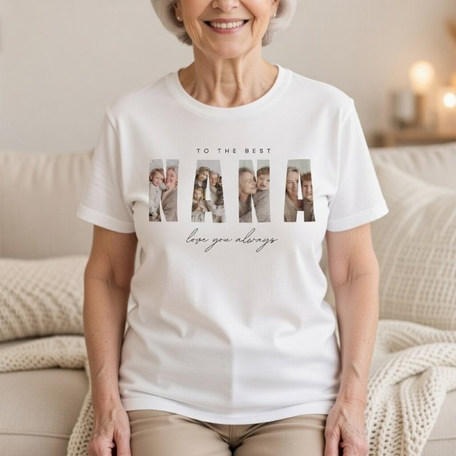 T-shirt Personalized NANA Photo Custom Grandma  (Créateur téléchargé)