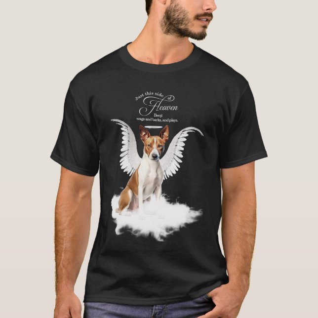 T-shirt Personalized Pet Memorial Basenji Dog (Devant)