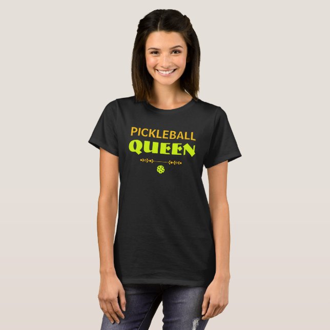 T-shirt Personalized Pickleball Queen (Devant entier)