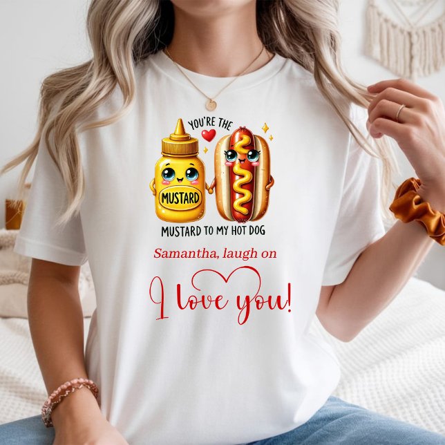 T-shirt Personalized Valentine Women Tee Food Joke Quotes (Personalized Valentine Women Tee Food Joke Quotes)