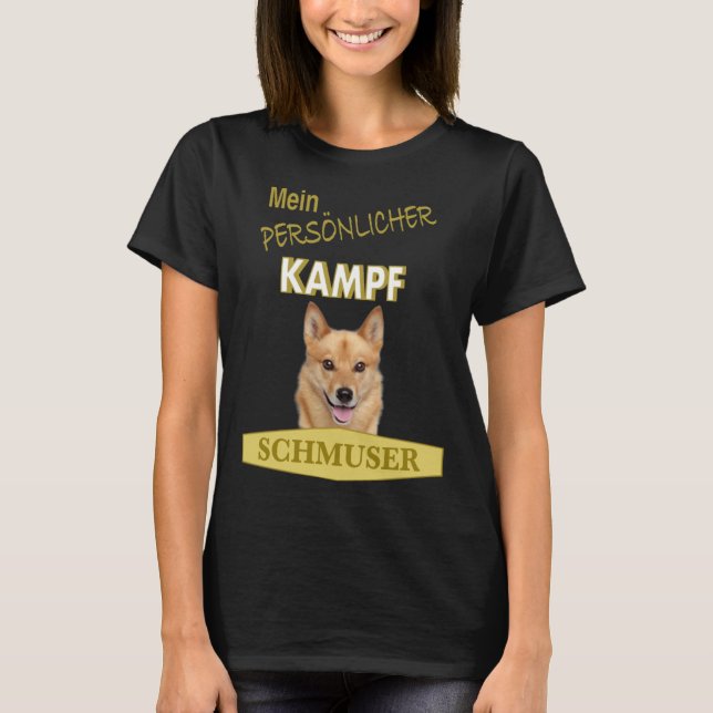 T-shirt Persönlicher Kampf Schmuser  Finnish Spitz (Devant)