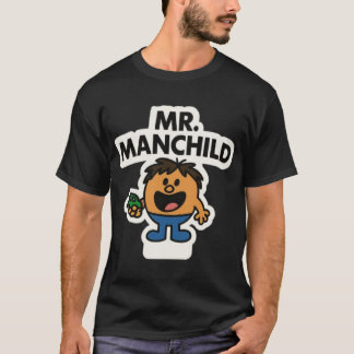 T-shirt Personnage de Monsieur Enfant Caractère Drôle Rela