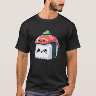 T-shirt personnage de sushi kawaii - nourriture