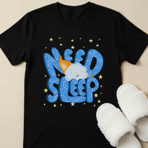 T-shirt Personnage Nuage Besoin de Sommeil Drôle