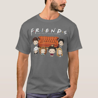T-shirt Personnages Chibi de Friends Café Central Perk