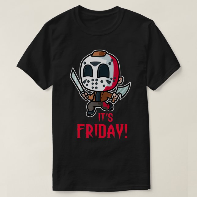 T-shirt Personnages de film d'horreur Éffrayant vendredi H (Design devant)