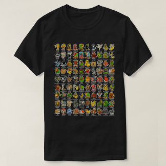 T-shirt Personnages de mème de Pourriture de Cerveau Itali