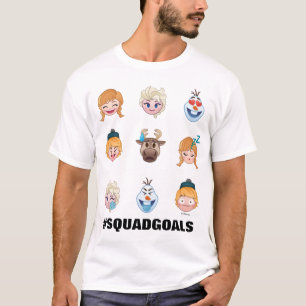 T-shirt Personnages Emoji Frozen