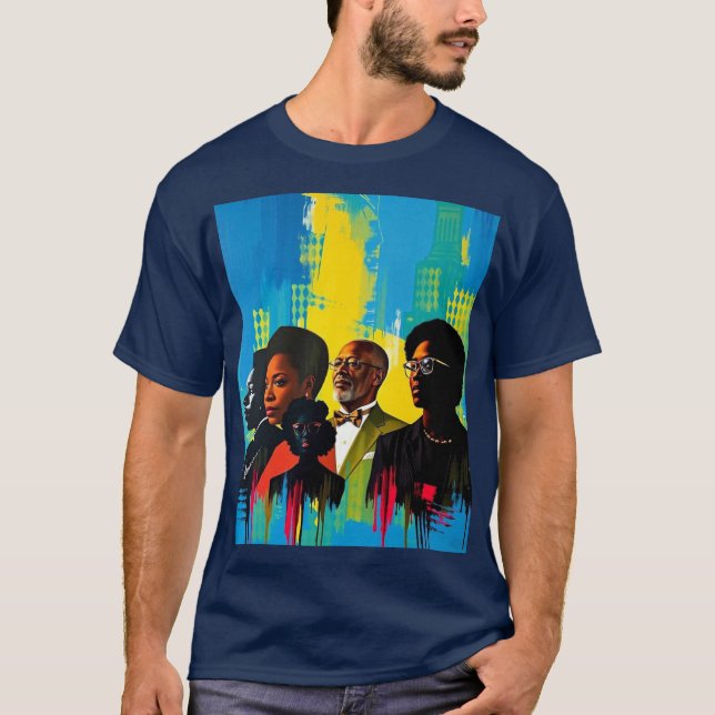 T-shirt Personnages influents : Poster du Mois de l'histoi (Devant)