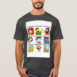 T-shirt Personnages verts des grandes villes