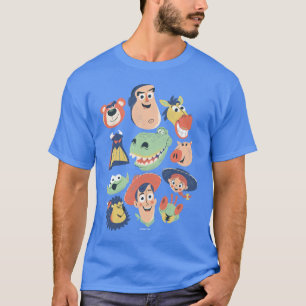 T-shirt Personnages Vintages de l'histoire des jouets pein