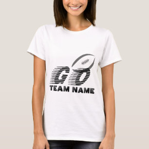 T-shirt Personnalisable American Football Go And Team Name