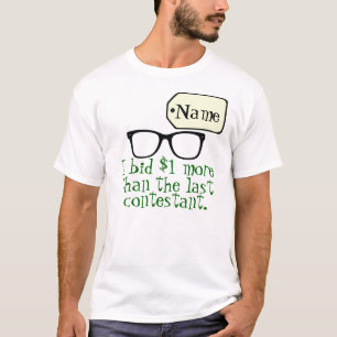 T-shirt personnalisable de concurrent d'exposition