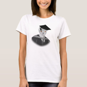 T-shirt personnalisable de hibou d'obtention du