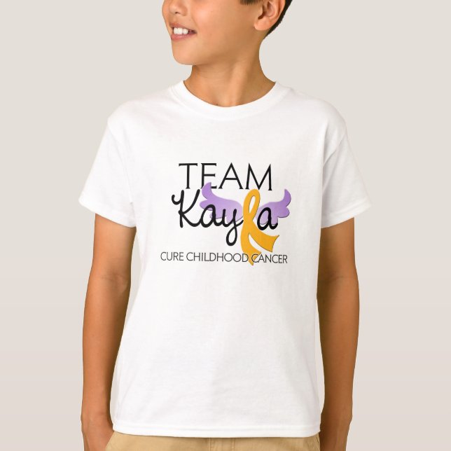 T-shirt personnalisable de Kayla d'équipe (Devant)