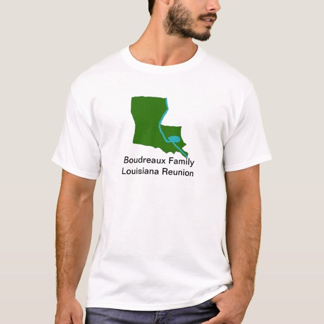 T-shirt personnalisable de la Réunion de famille (Devant)